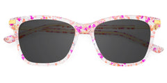Eliot Rectangle Pink Glasses