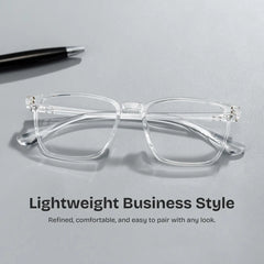 Martinez Square Clear Glasses