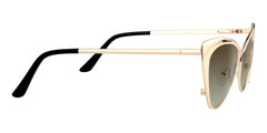 Ellen Cateye Gold Sunglasses