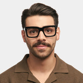 Shirmme Square Black Glasses