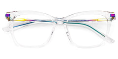 Eliot Rectangle Clear Glasses