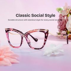 Winston Butterfly Floral Glasses