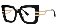 Poutine Square Black Glasses