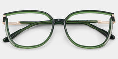 Rodz Square Dark-Green Glasses