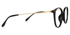 Judsy Round Black Glasses