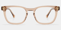 Heather Square Brown Glasses