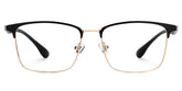 Eaddy Rectangle Gold Glasses