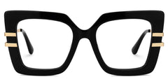 Poutine Square Black Glasses