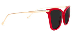 Hilary Butterfly Red Sunglasses