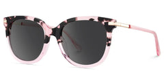 Mailyn Round Pink Tortoise Glasses