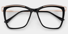 Krystle Square Black Glasses