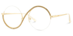 Jaila Round Gold Glasses