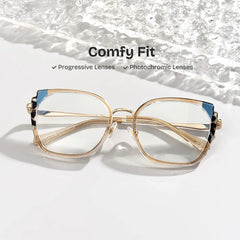 Murcia Square Beige Glasses