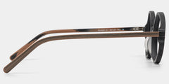 Otto Round Black Glasses