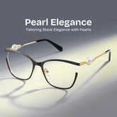 Aria Butterfly Black Glasses