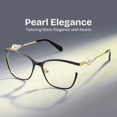 Aria Butterfly Black Glasses