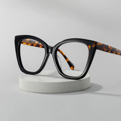 Kira Butterfly Black Glasses