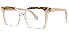 Misty Square Pink Glasses