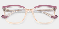 Tawana Square Purple Glasses