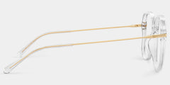 Payton Geometric Clear Glasses