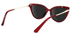 Lucas Cateye Red Sunglasses