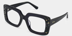 Sable Square Black Glasses