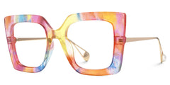 Qatar Square Rainbow Glasses
