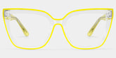 Mirta Square Yellow Glasses