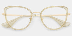 Celine Cat-eye Gold Glasses