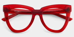Yaser Cateye Red Glasses