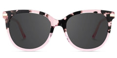 Mailyn Round Pink Tortoise Glasses