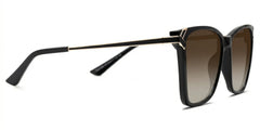 Tricee Square Black Glasses