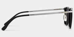 Ivonne Rectangle Black Glasses