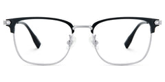 Barrett Browline Silver Glasses