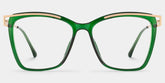 Krystle Square Green Glasses