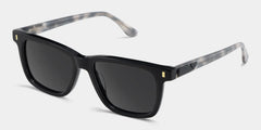 Travis Rectangle Black Glasses