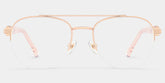Emily Aviator Rose Gold Glasses