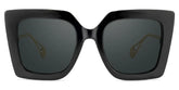 Qatar Square Black Glasses