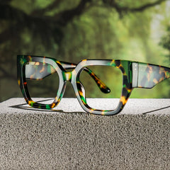 Viva Square Green Tortoise Glasses