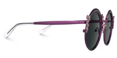 Nelida Round Purple Glasses