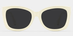 Rosie Cream White Butterfly Sunglasses
