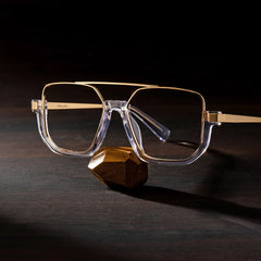 Oromiya Aviator Clear Glasses