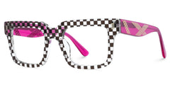 Thomason Rectangle Black Clear Glasses