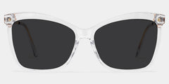 Isaebella Butterfly Clear Sunglasses