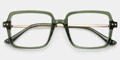 Asher Green Rectangle Glasses