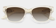 Miranda Clear Yellow Cat eye Sunglasses