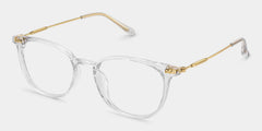 Vilanova Round Clear Glasses