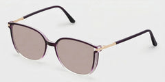 Rodz Square Purple Clear Glasses