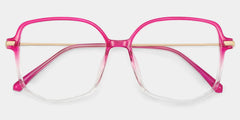 Payton Geometric Bright-Pink Glasses