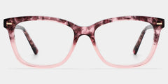 Sawyer Pink Rectangle Glasses